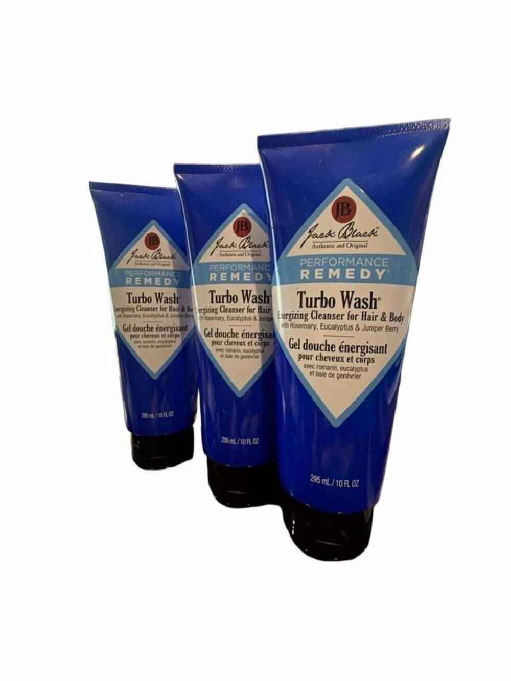 Jack Black X 3 Performance Remedy Turbo Wash Energizing Cleanser Hair & Body 10o